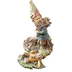 2 Clay Gnome Figurines Limited Edition Tom Clark by Cairn Studios USA 1980s